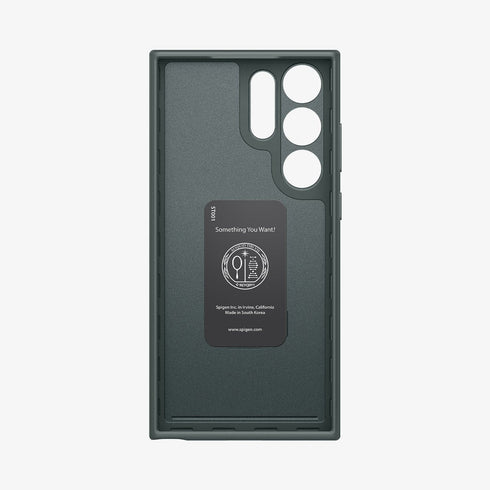 ACS05609 - Galaxy S23 Ultra Case Thin Fit in black showing the back